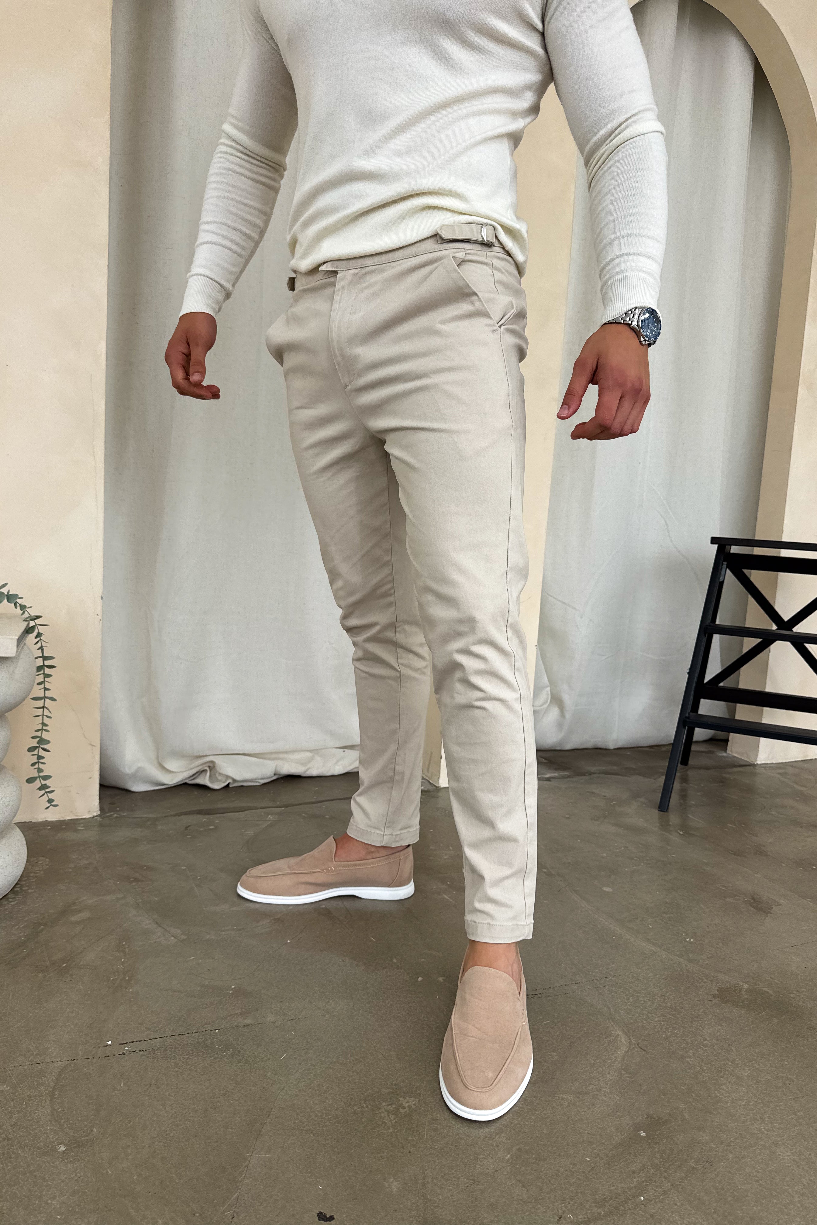 Bellagio Chinos - Taupe