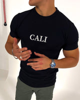 T-shirt CALI fitted in pesantezza